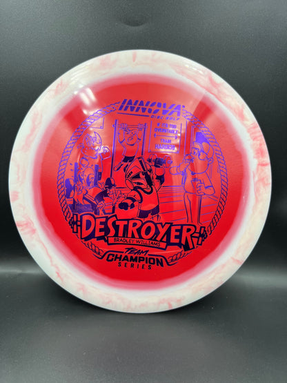 Innova Tour Series 2026 Halo Destroyer Bradley Williams Red Purple Stamp - 157g