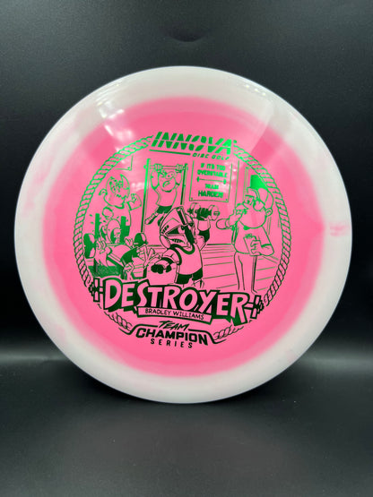 Innova Tour Series 2026 Halo Destroyer Bradley Williams Pink Green Stamp - 157g