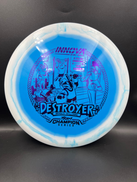 Innova Tour Series 2026 Halo Destroyer Bradley Williams Blue Purple Stamp - 159g