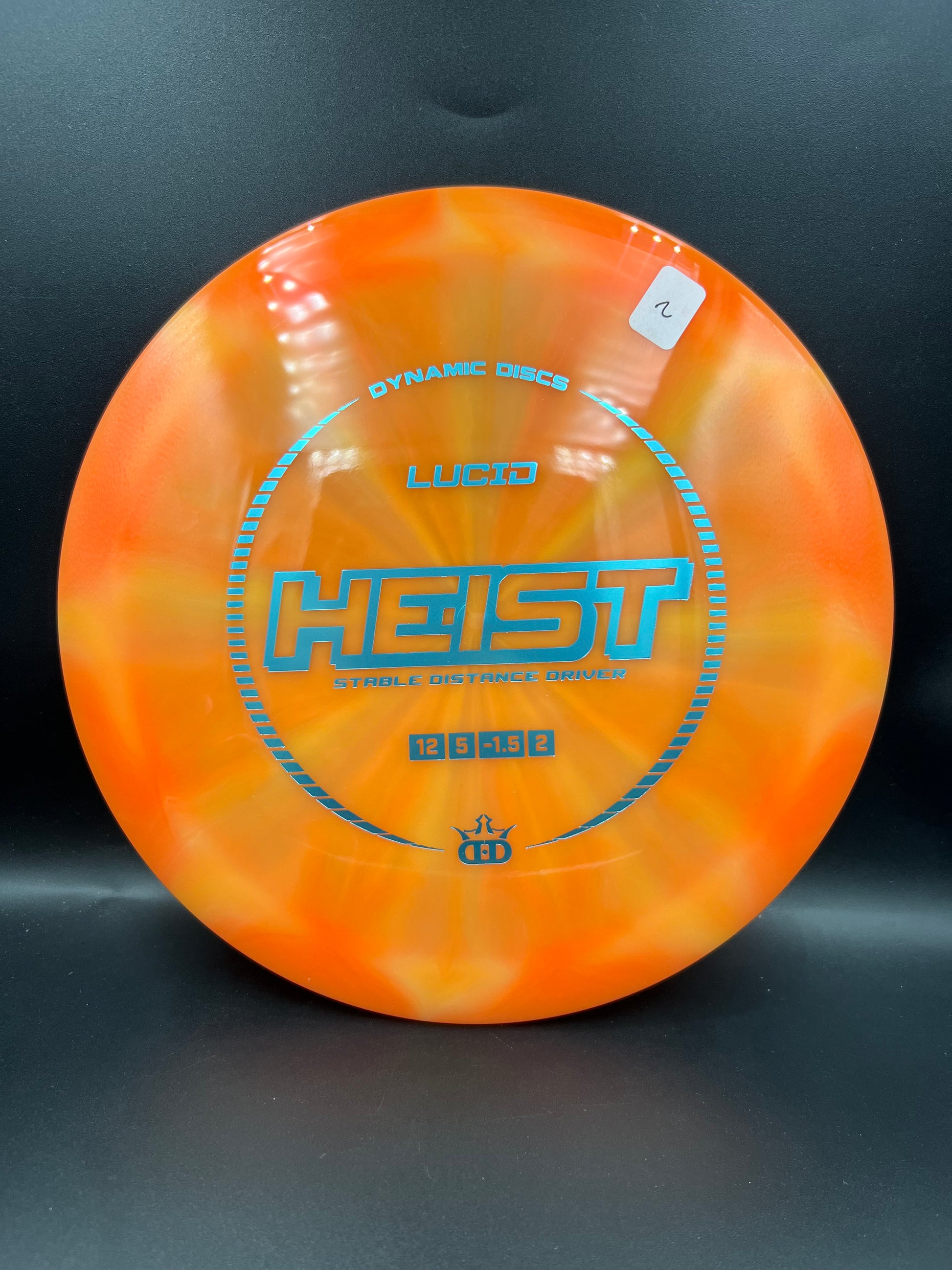 Dynamic Discs Lucid Heist Orange Light Blue Stamp (2) - 173g