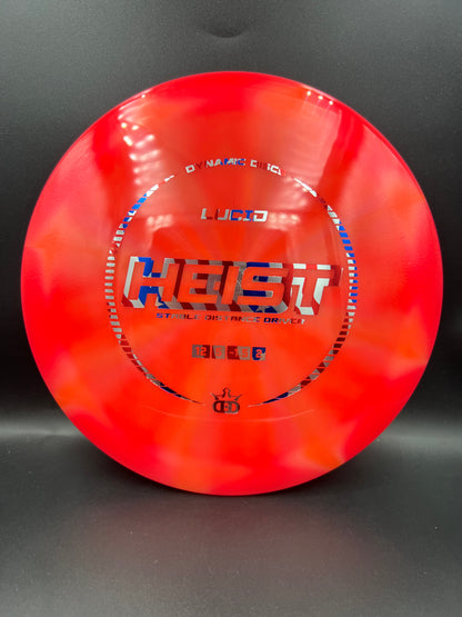 Dynamic Discs Lucid Heist Dark Pink Flag Stamp - 175g