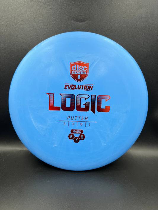 Discmania Evolution Exo Logic Hard - Blue Red Stamp - 173g (Storage Scuffs Discount)