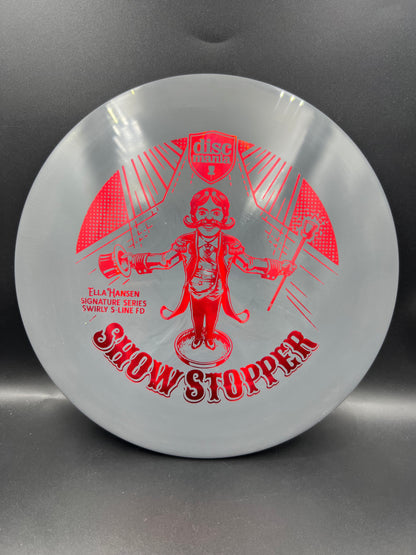 Discmania Ella Hansen Swirly S-Line Showstopper FD Gray Red Stamp - 172g
