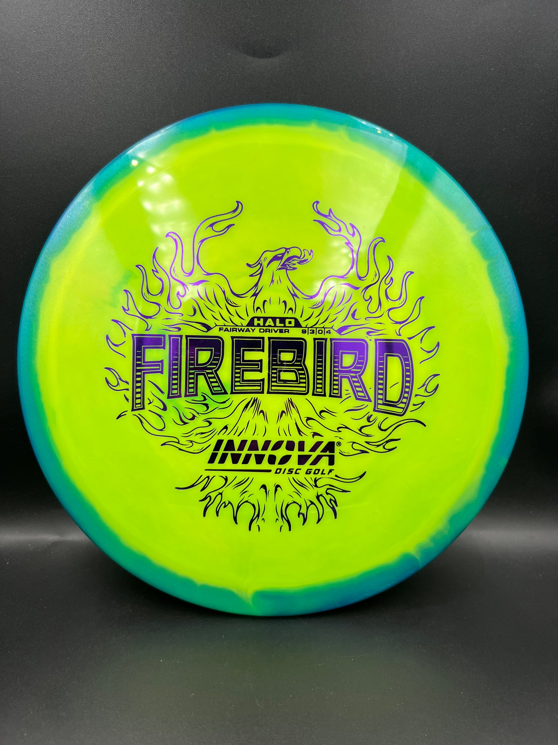 Innova Halo Firebird Teal Greenish Yellow Purple Stamp - 162g