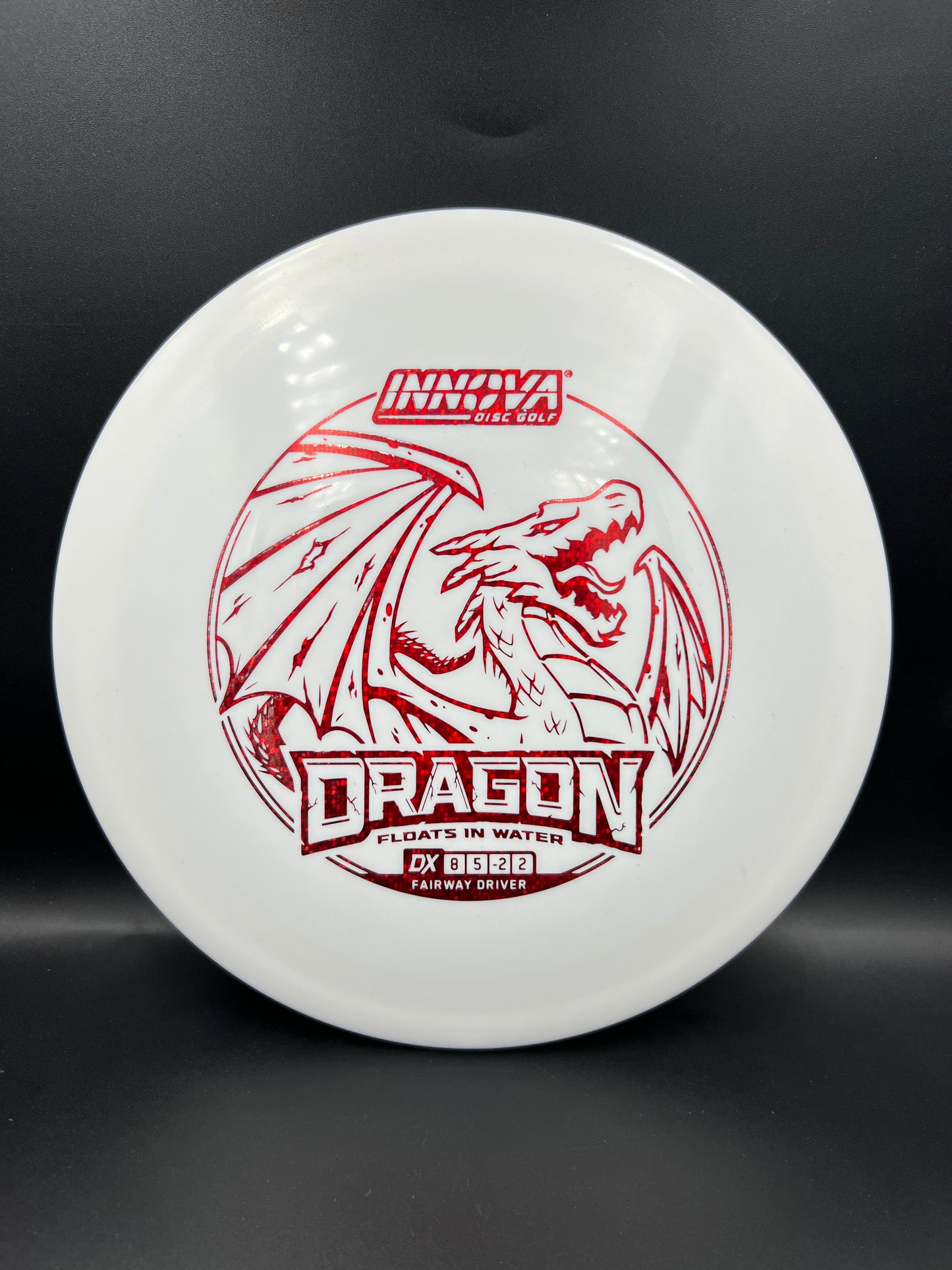 Innova DX Dragon White Red Stamp - 150g-160g
