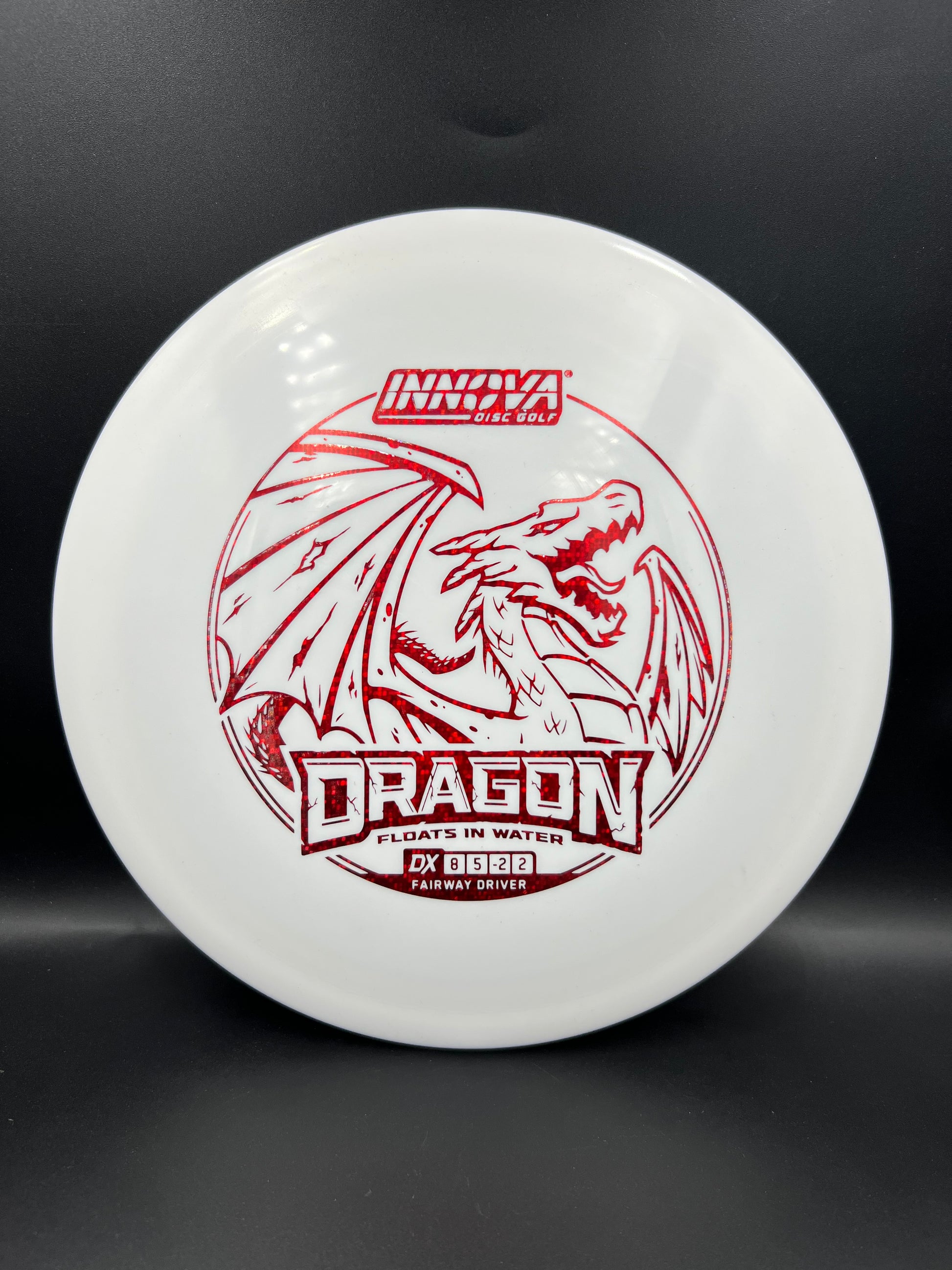 Innova DX Dragon White Red Stamp - 150g-160g