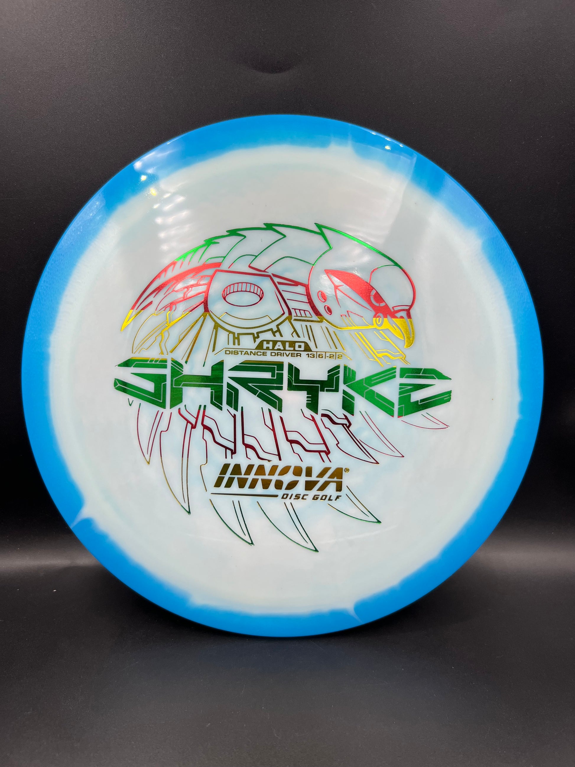 Innova Halo Shryke Blue White Rasta Stamp - 169g