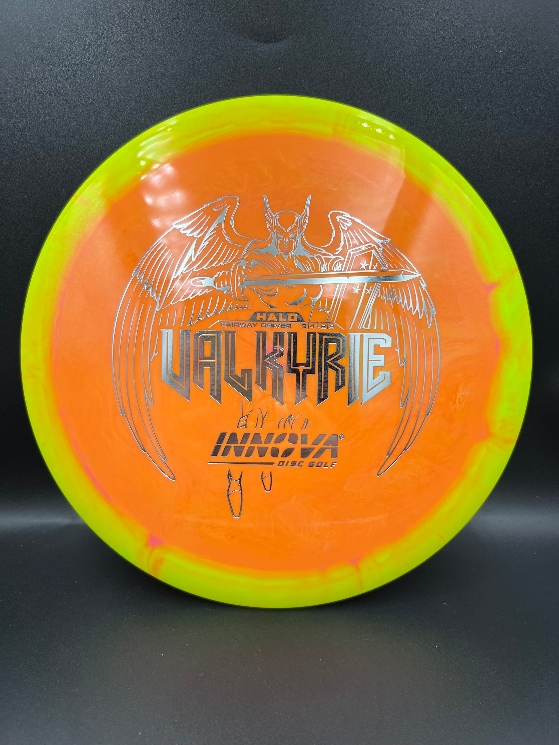 Innova Halo Valkyrie Yellow Orange Silver Stamp - 163g