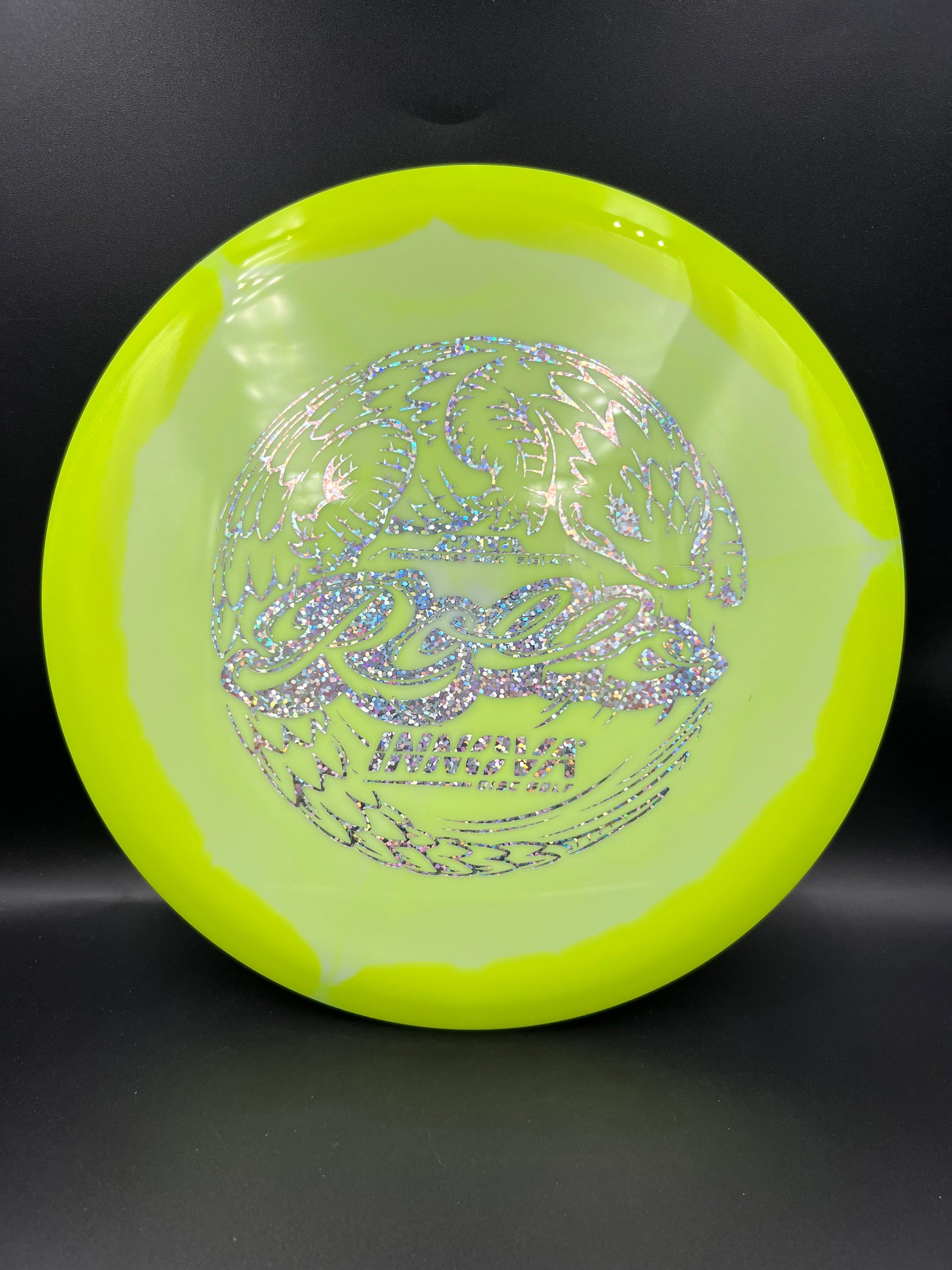 Innova Halo Rollo Yellow Creme Silver Glitter Stamp - 174g