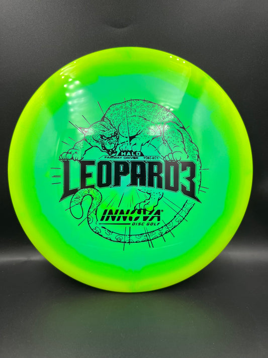 Innova Halo Leopard 3 Yellow Green Teal Black Stamp - 173g-175g