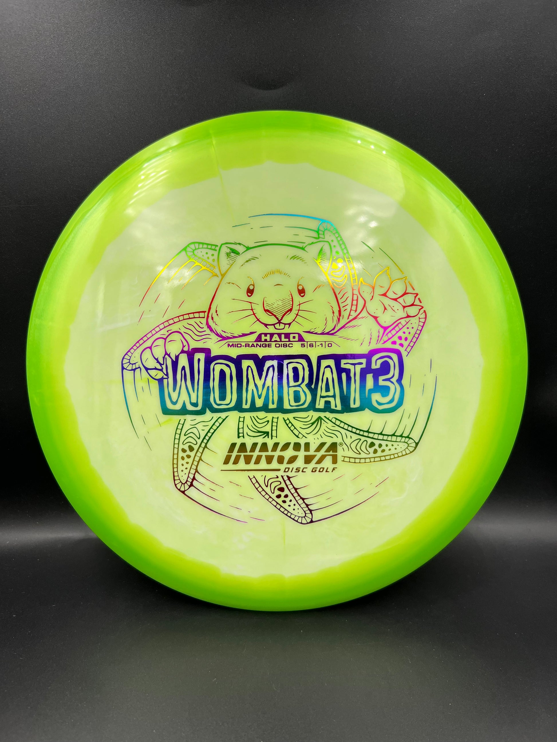 Innova Halo Wombat3 Green Rainbow Stamp - 180g