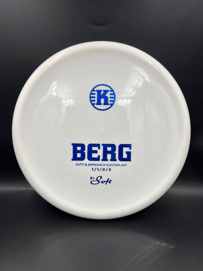 Kastaplast K1 Soft Berg White Blue Stamp - 174g