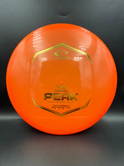 Latitude 64 Royal Clear Peak Orange Gold Stamp - 174g