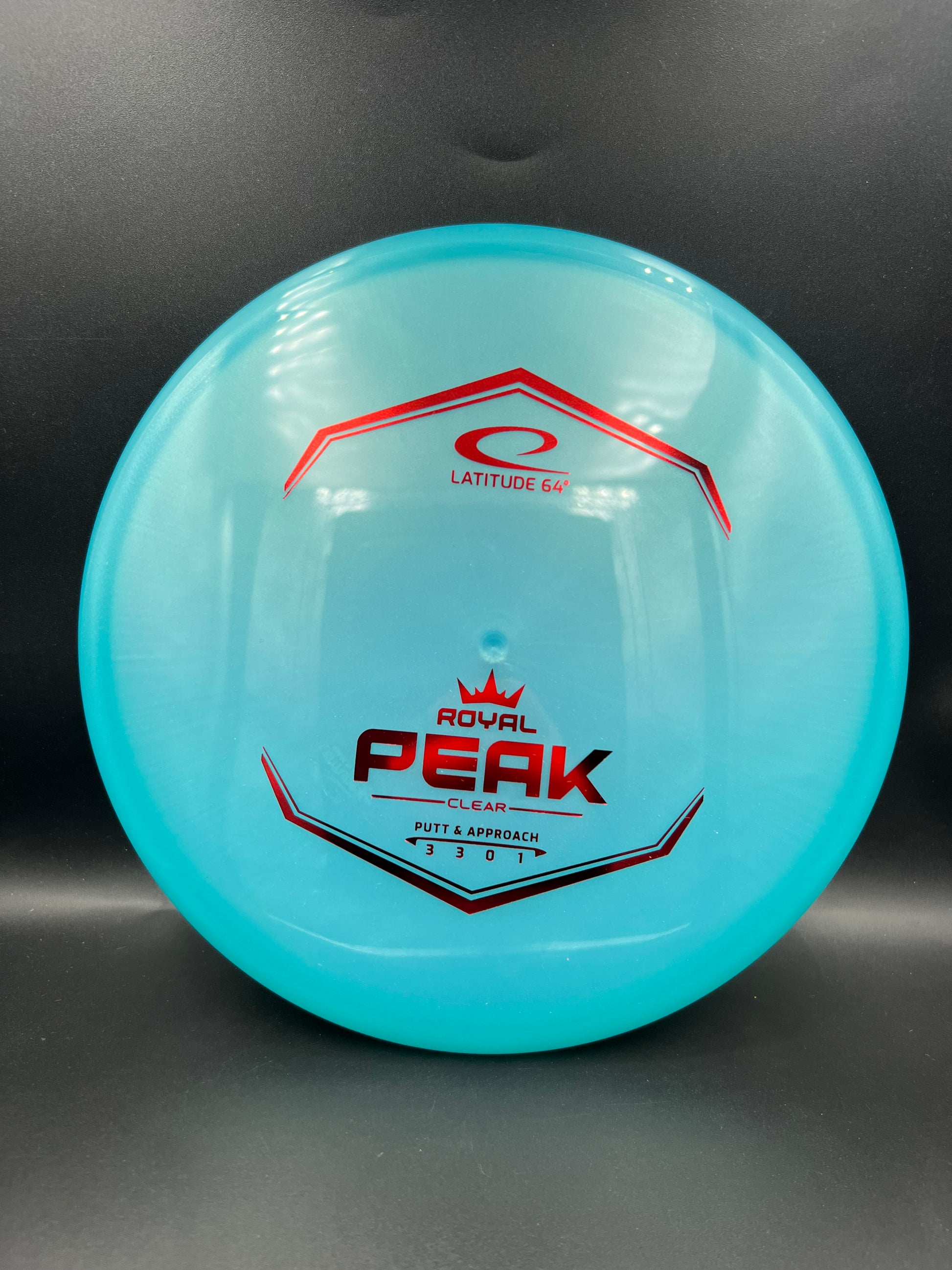 Latitude 64 Royal Clear Peak Light Blue Red Stamp - 174g