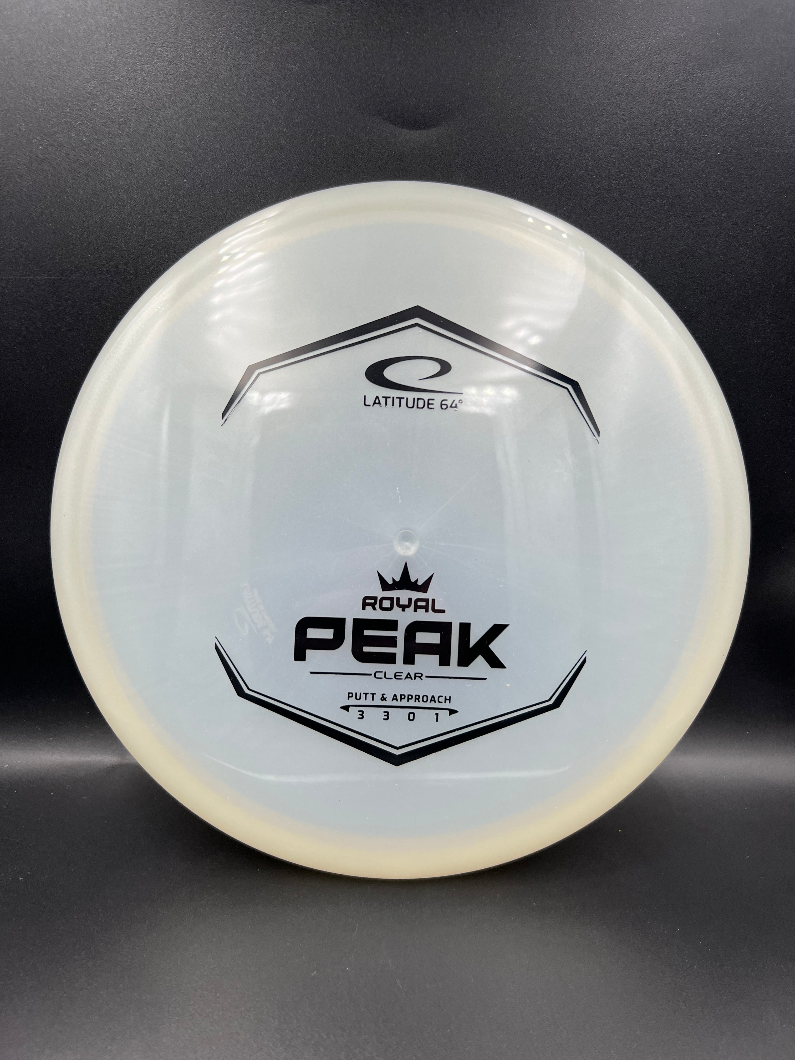 Latitude 64 Royal Clear Peak Putter | Disc Golf – Out of Bounds