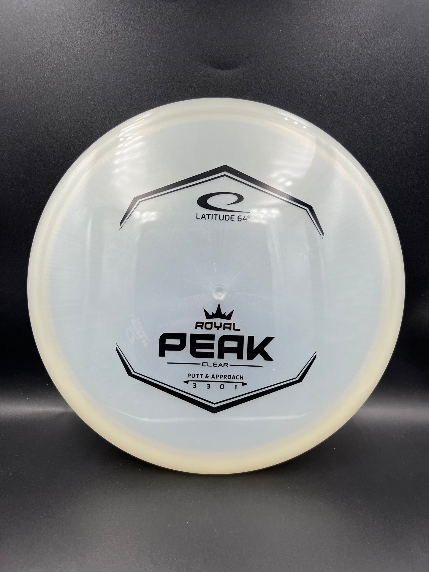 Latitude 64 Royal Clear Peak White Black Stamp - 173g