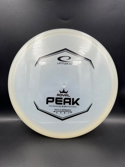 Latitude 64 Royal Clear Peak White Black Stamp - 173g