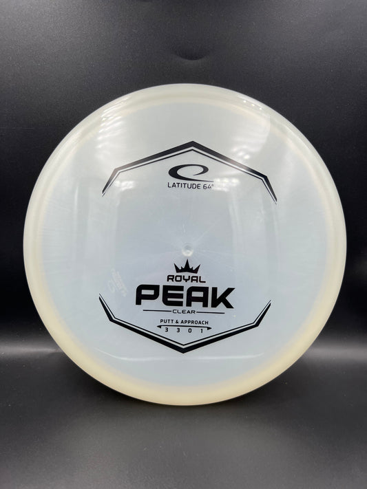 Latitude 64 Royal Clear Peak White Black Stamp - 173g