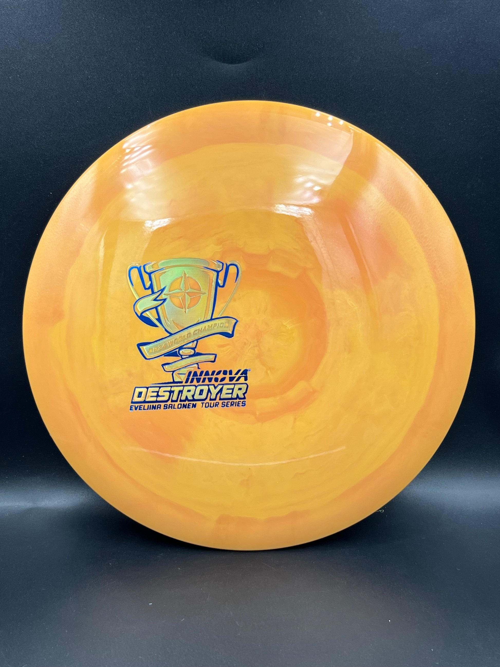 Innova 2026 Tour Series Eveliina Salonen Swirly Star Destroyer Orange Yellow Orange Gold Foil - 173g-175g