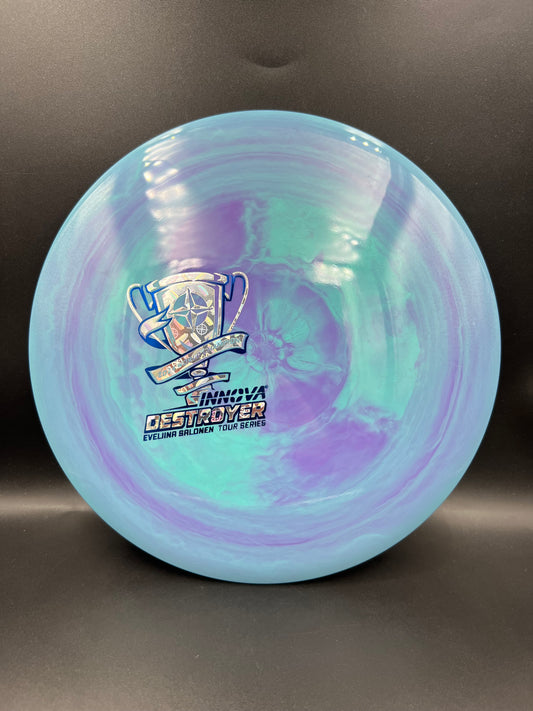 Innova 2026 Tour Series Eveliina Salonen Swirly Star Destroyer Teal Purple Proto Foil - 173g-175g
