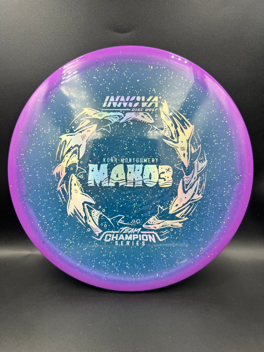 Innova Tour Series 2026 Metalflake Halo Champion Mako3 Kona Montgomery Purple Silver Stamp - 180g