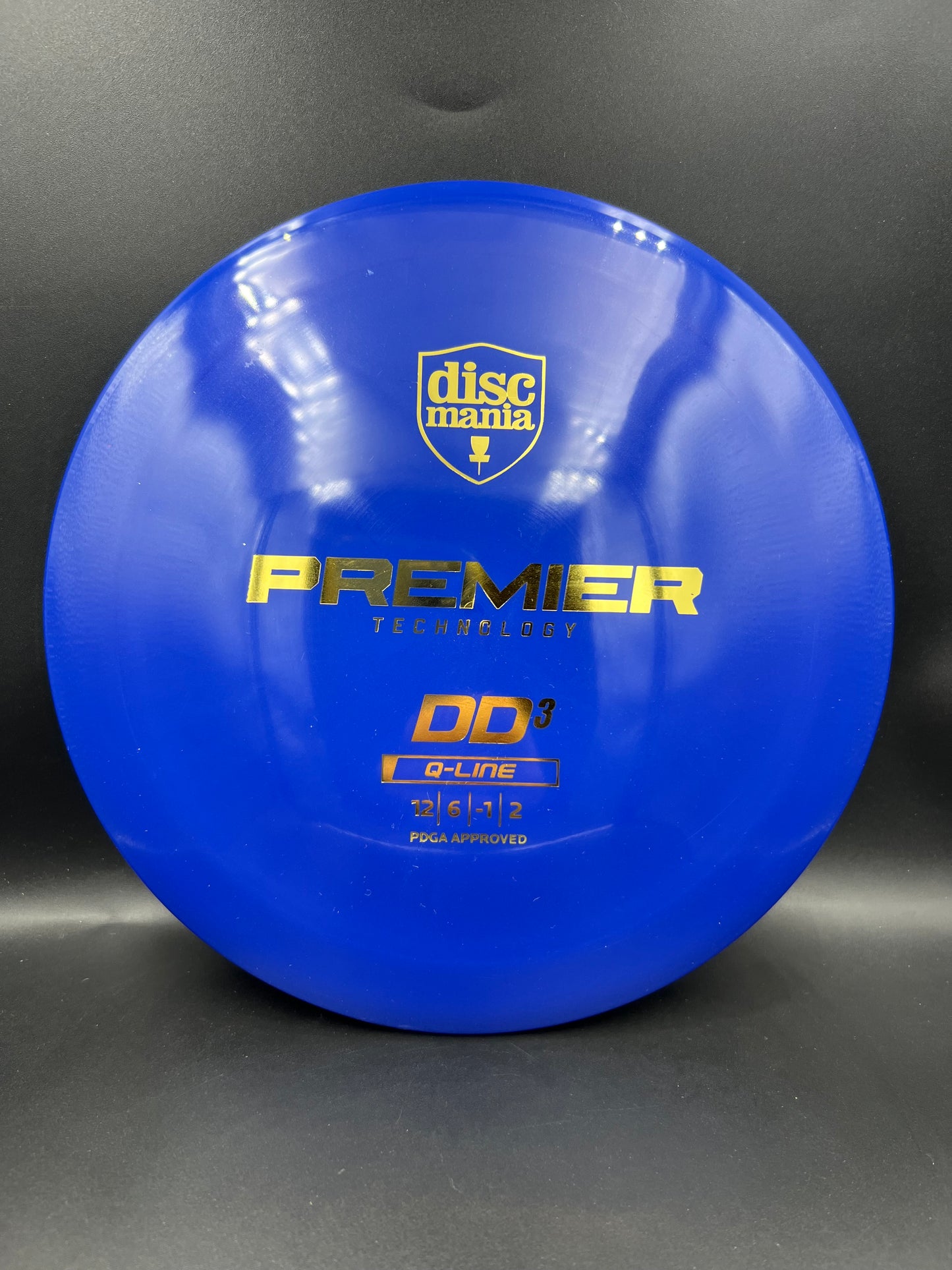 Discmania Q-Line DD3 Blue Gold Stamp - 169g