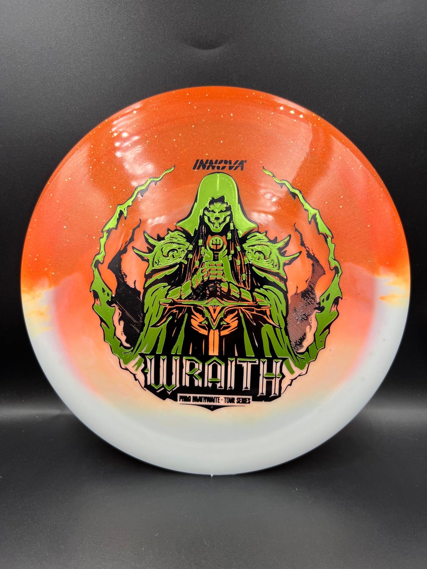 Innova 2026 Tour Series Duo Wraith Philo Brathwaite Orange Top Light Green Stamp - 166g