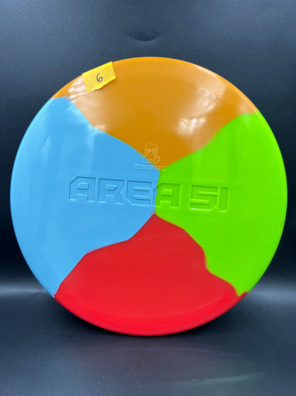 Doomsday Bologna Area 51 Multi Color Taffy (6) - (173g-176g)
