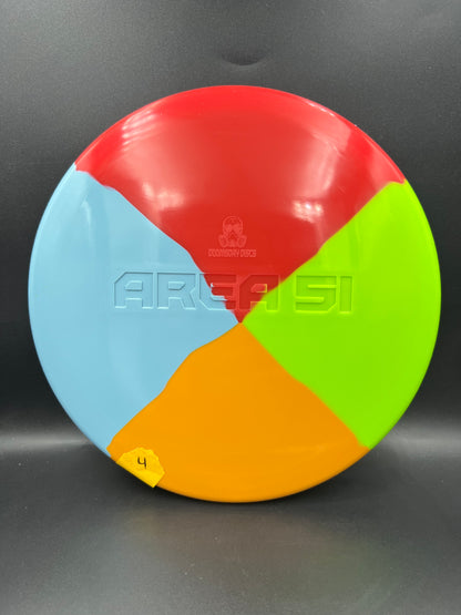 Doomsday Bologna Area 51 Multi Color Taffy (4) - (173g-176g)
