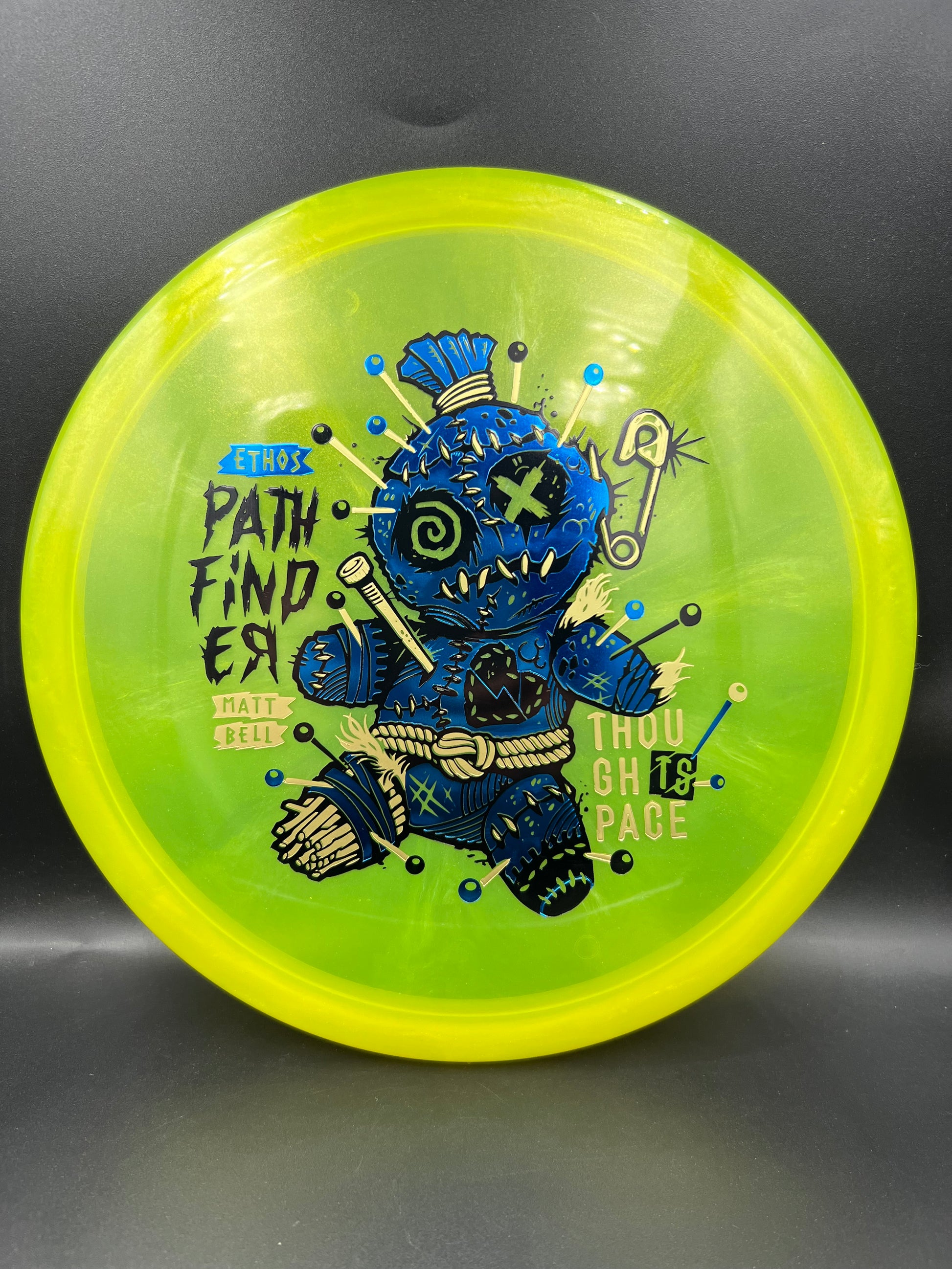 Thought Space Matt Bell Experimental Ethos Pathfinder Yellow Blue Gold Stamp - 176g