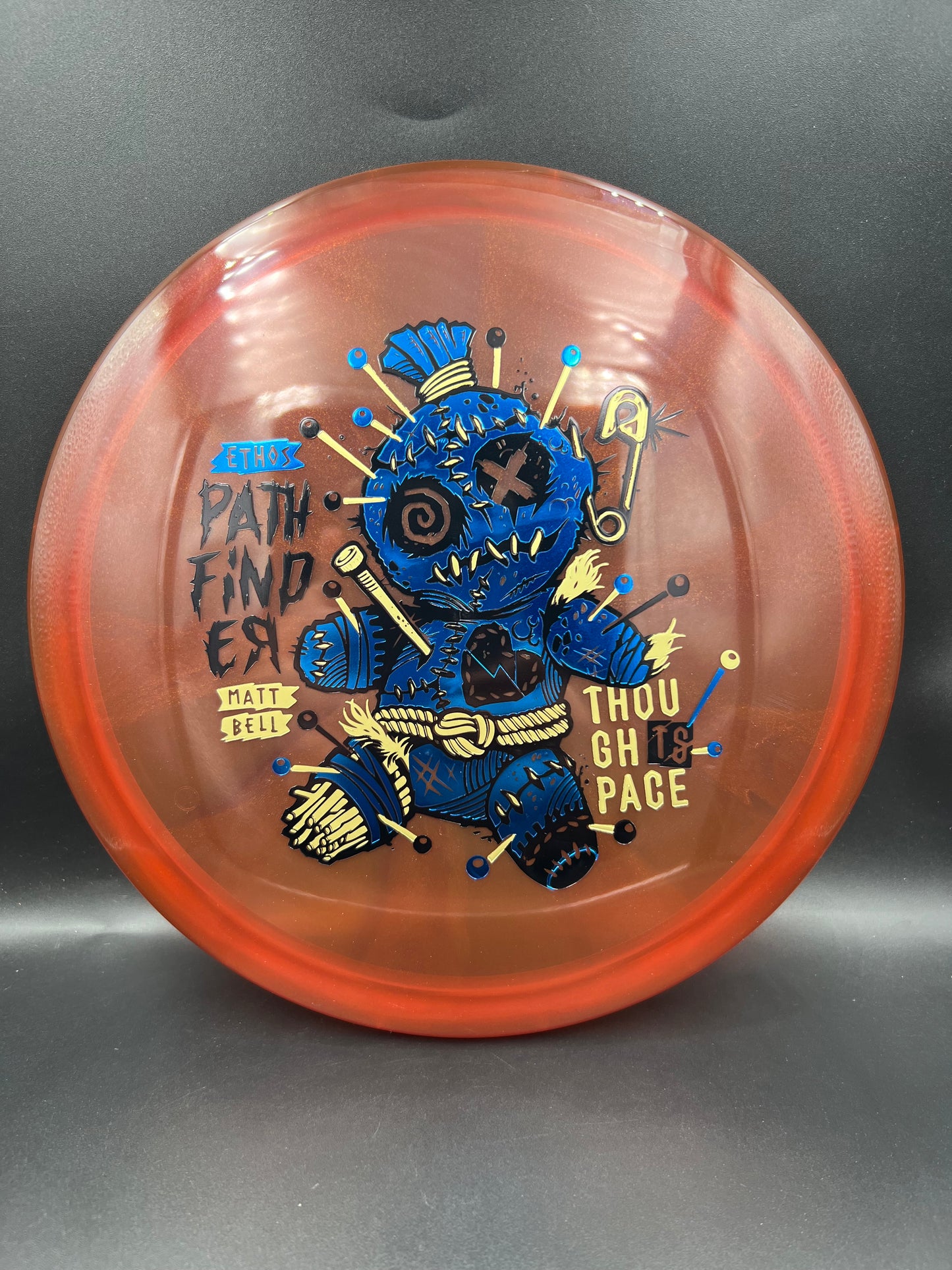 Thought Space Matt Bell Experimental Ethos Pathfinder Orange Red Blue Gold Stamp - 176g