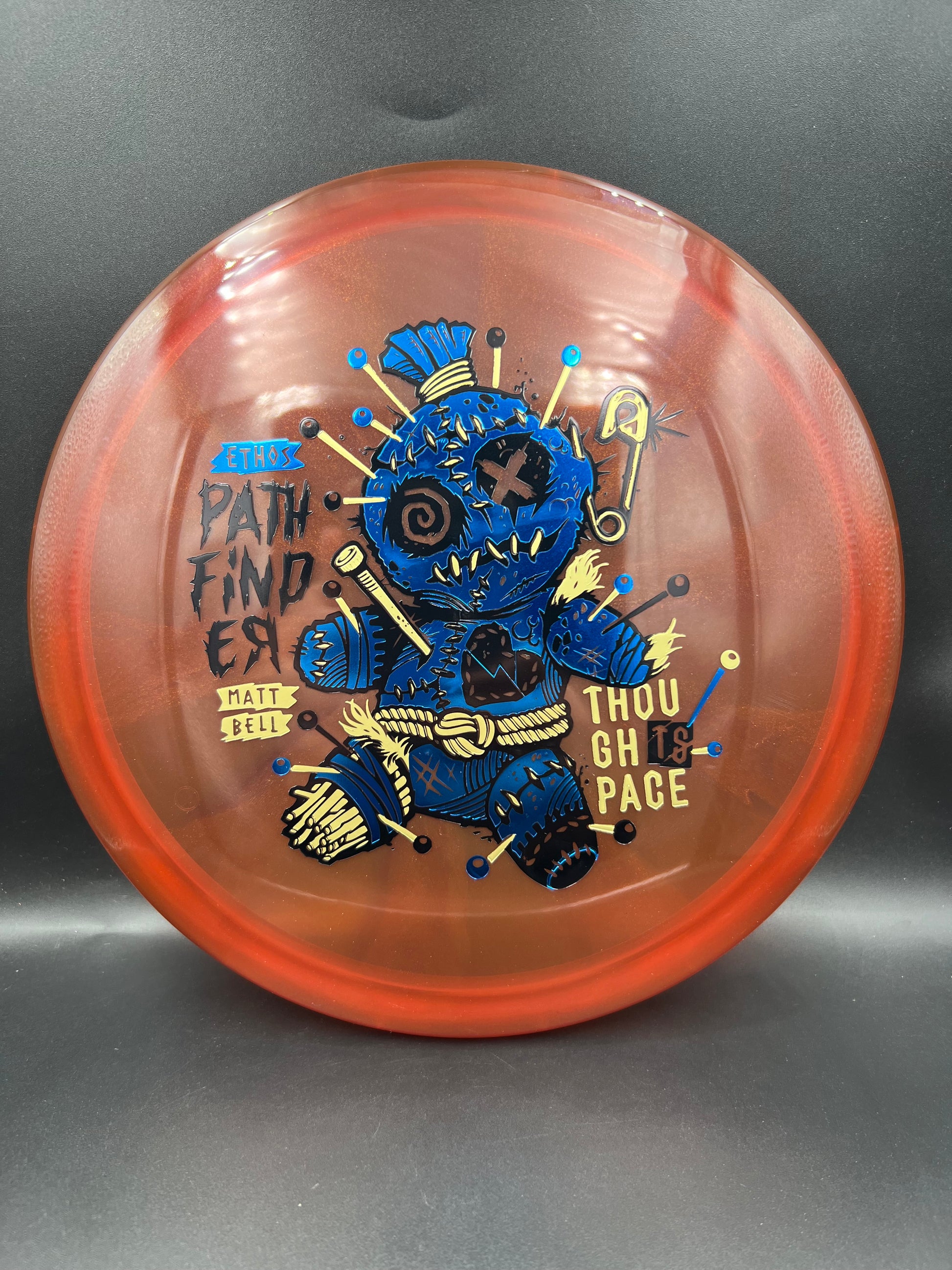 Thought Space Matt Bell Experimental Ethos Pathfinder Orange Red Blue Gold Stamp - 176g