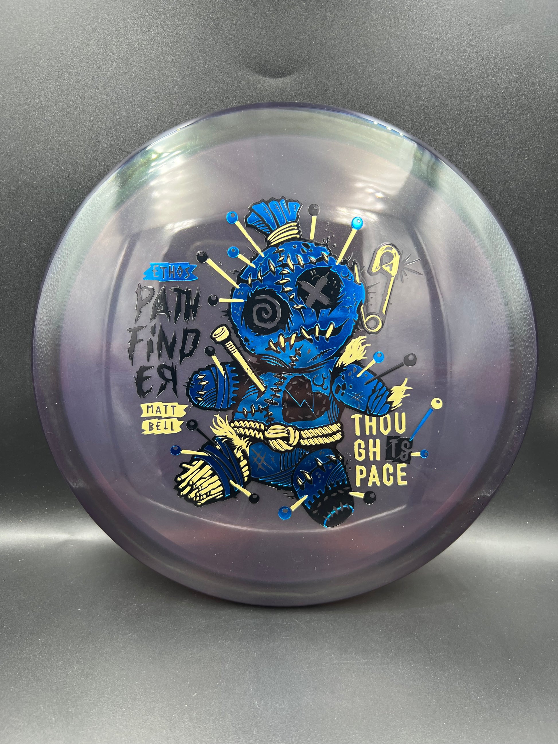 Thought Space Matt Bell Experimental Ethos Pathfinder Dark Purple Blue Gold Stamp - 176g