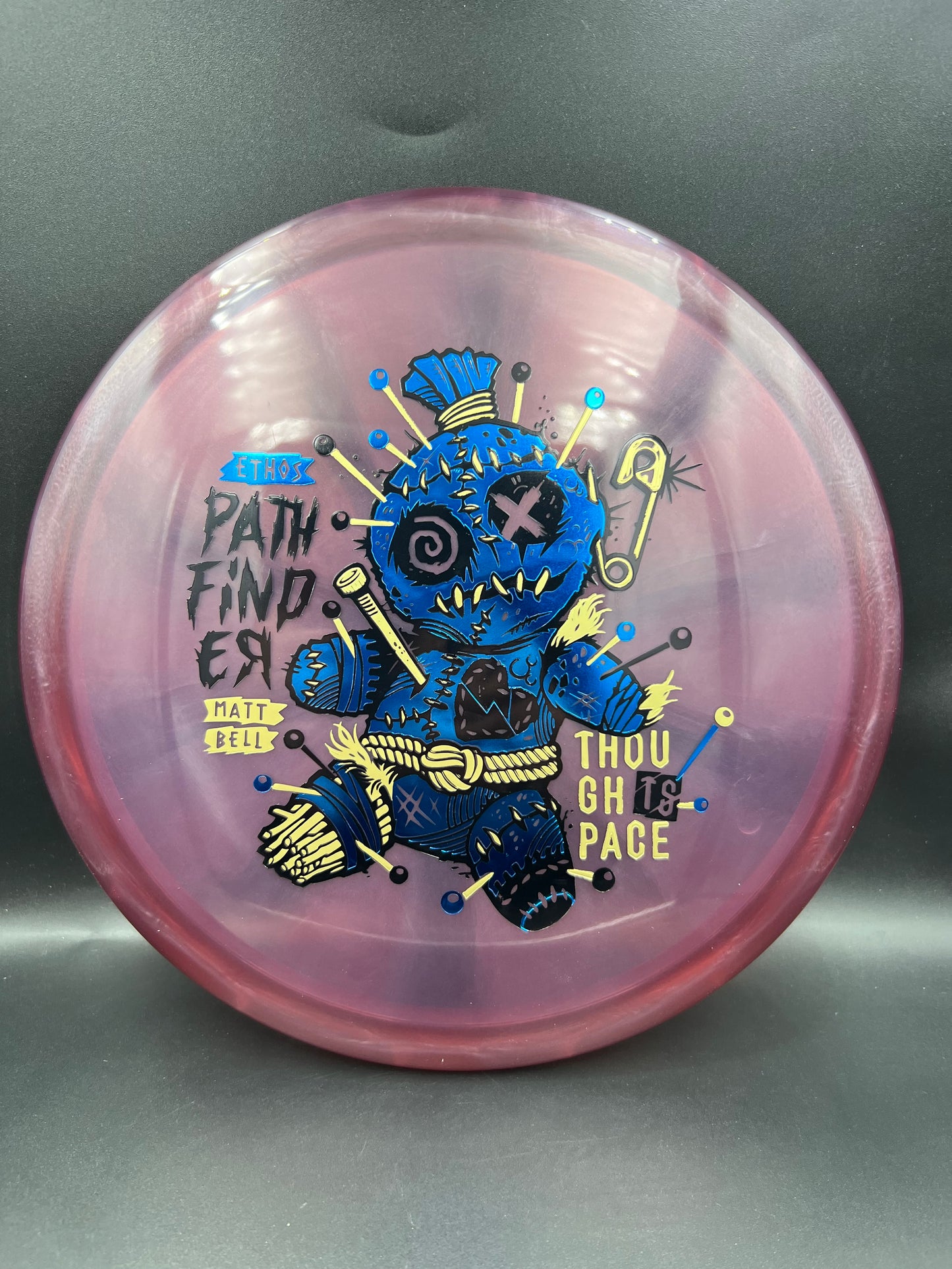 Thought Space Matt Bell Experimental Ethos Pathfinder Maroon Blue Gold Stamp - 176g