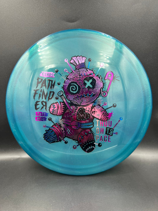 Thought Space Matt Bell Experimental Ethos Pathfinder Dark Teal Pink Blue Stamp - 176g