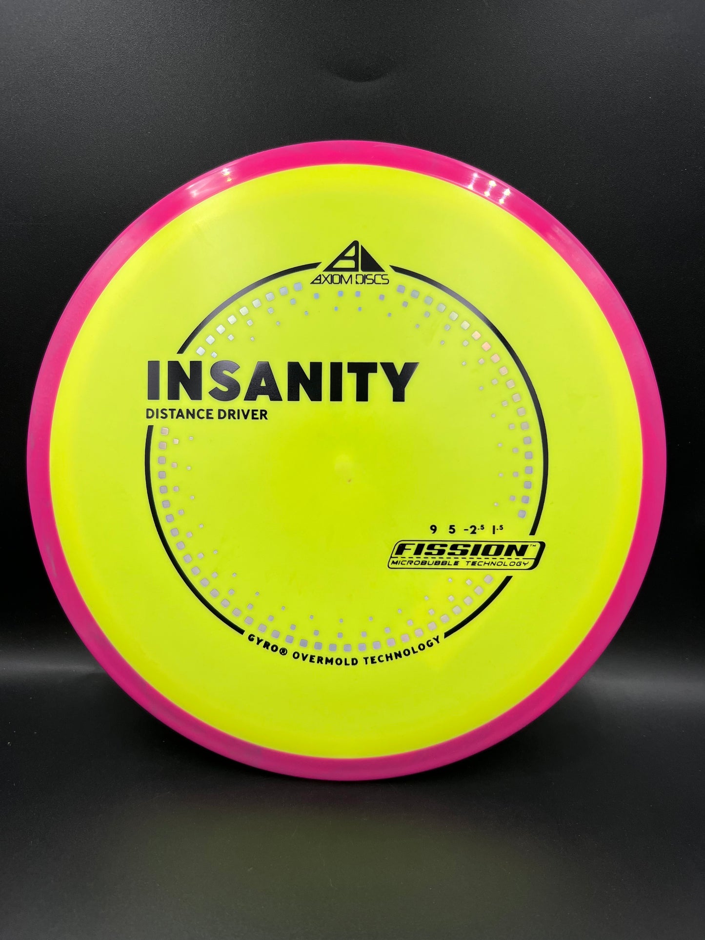 Axiom Fission Insanity Yellow Pink Rim - 154g