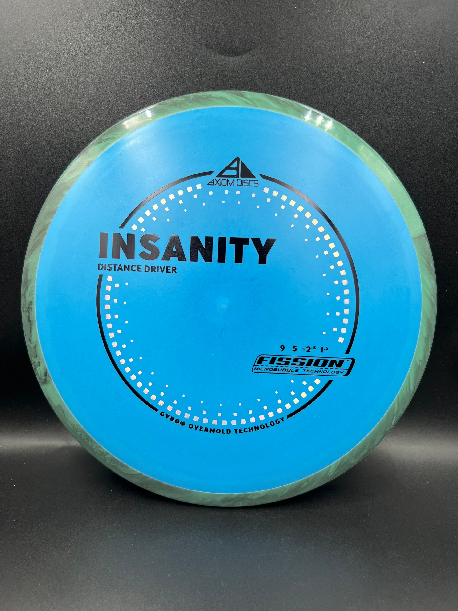 Axiom Fission Insanity Blue Green Black Rim - 161g