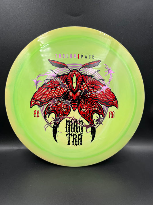 Thought Space Aura Mantra Yellow Green Red Pink Stamp - 174g