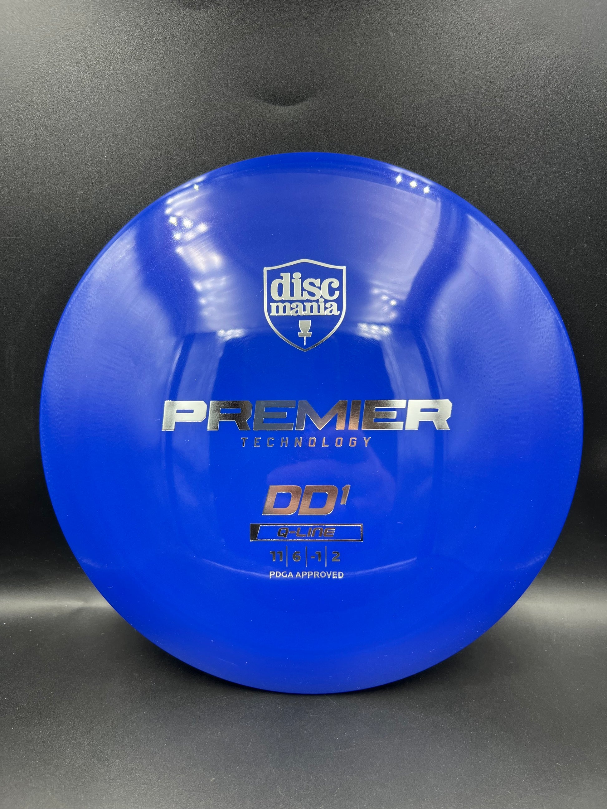 Discmania Q-Line DD1 Blue Silver Stamp - 168g