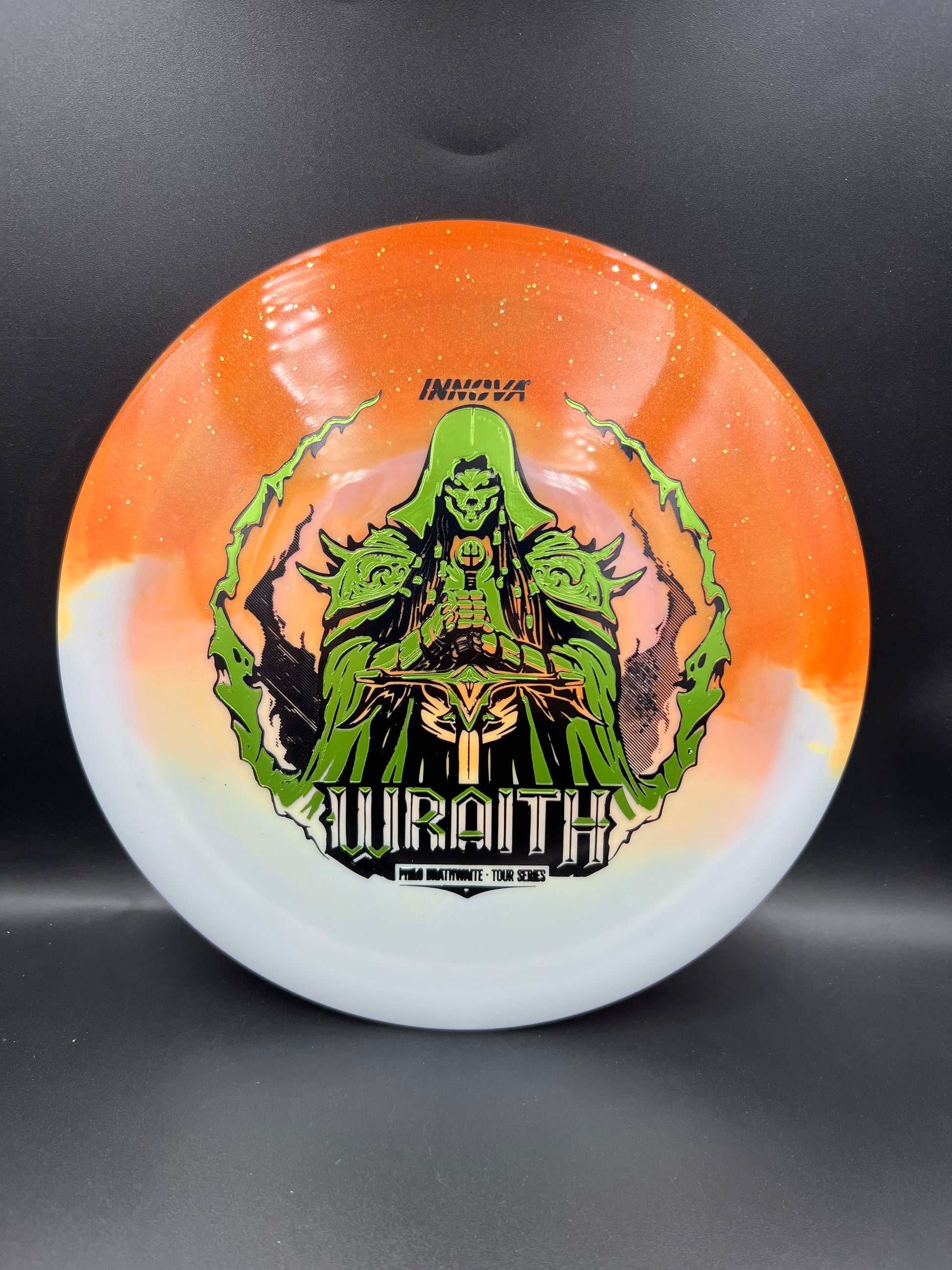 Innova 2026 Tour Series Duo Wraith Philo Brathwaite Orange Top Light Green Stamp - 168g