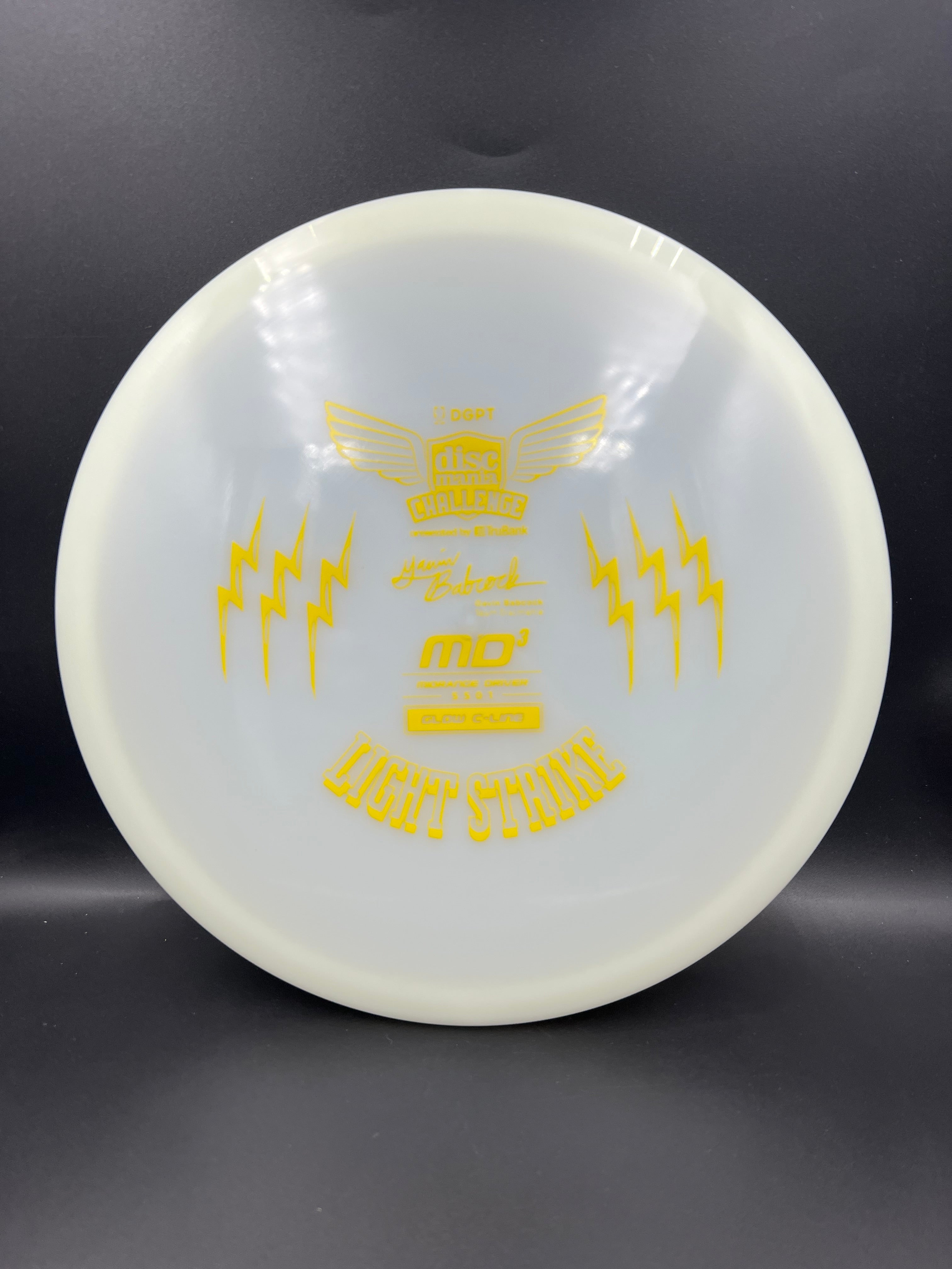 Discmania Glow C-Line MD3 | 5-Speed Midrange | Gavin Babcock Light
