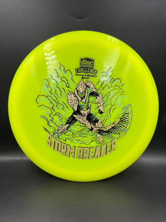 Discmania Neo Function Storm Breaker Yellow Gold Glitter Stamp - 173g