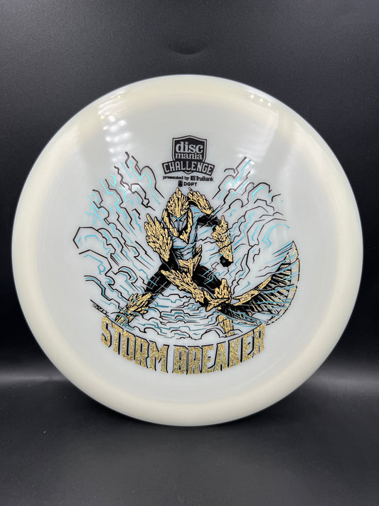 Discmania Neo Function Storm Breaker White Gold Glitter Stamp - 175g