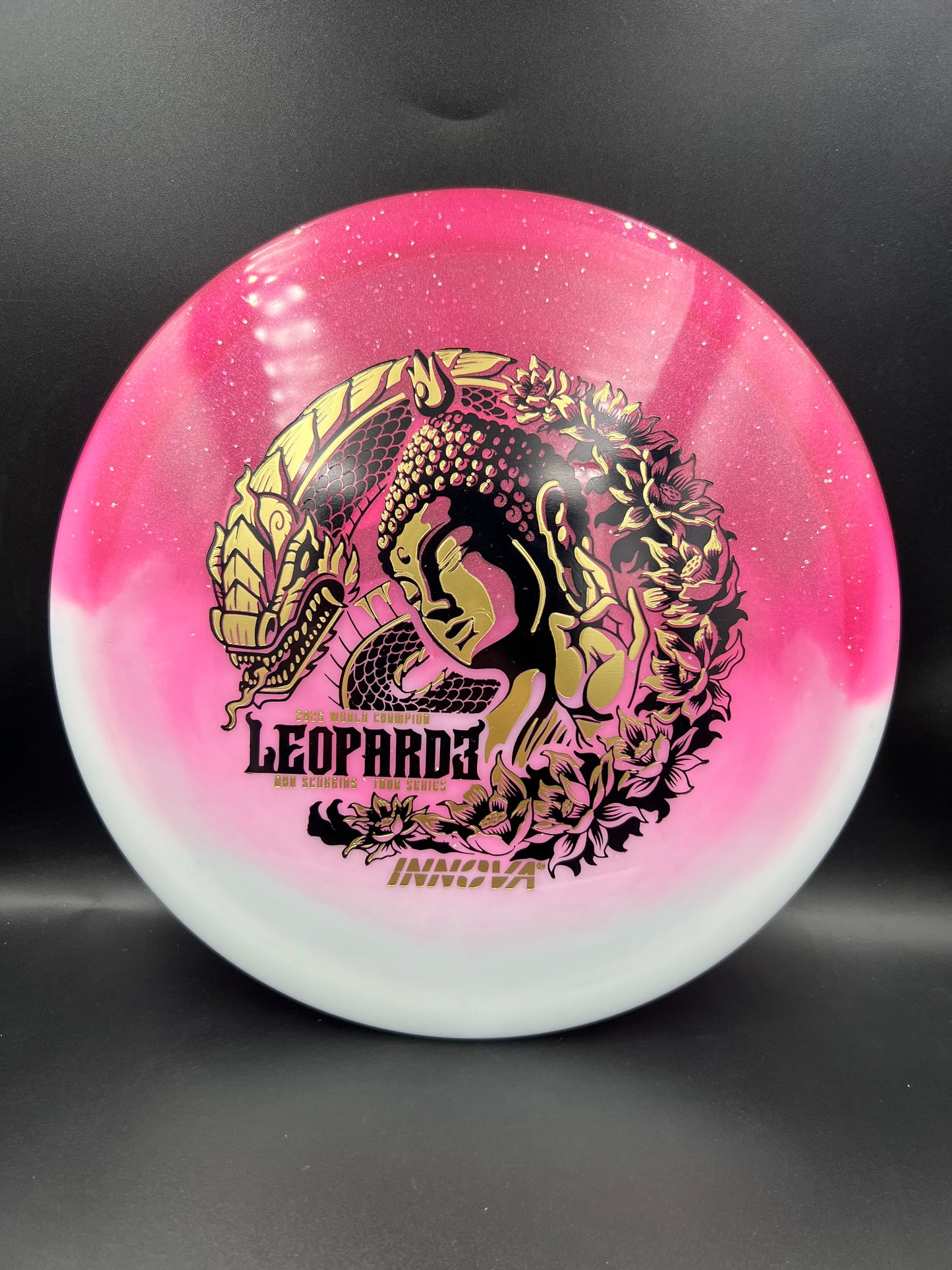 Innova 2026 Tour Series Ohn Scoggins DUO Leopard3 Pink Top Black Gold Stamp - 170g