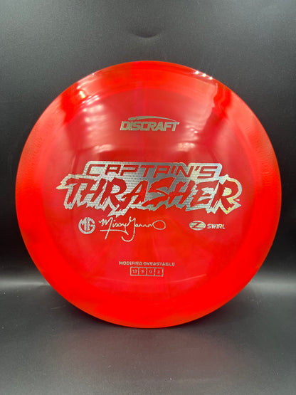 Discraft 2026 Missy Gannon Z-Swirl Captain’s Thrasher Red Reflective Stamp - 170g