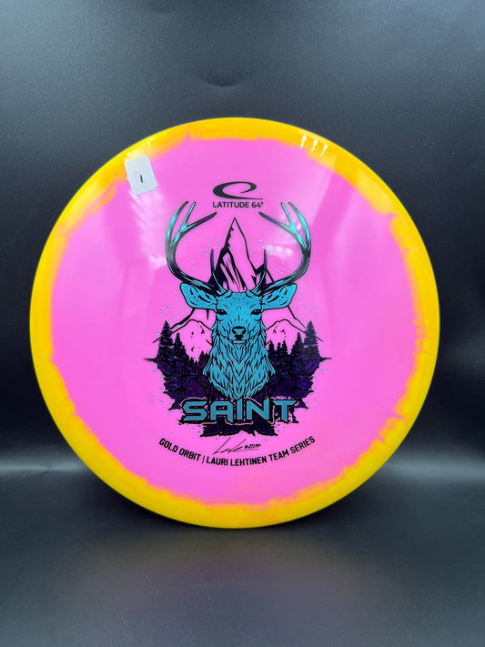Latitude 64 Gold Orbit Saint - Lauri Lehtinen Team Series Yellow Pink Blue Purple Stamp (1) - 173g
