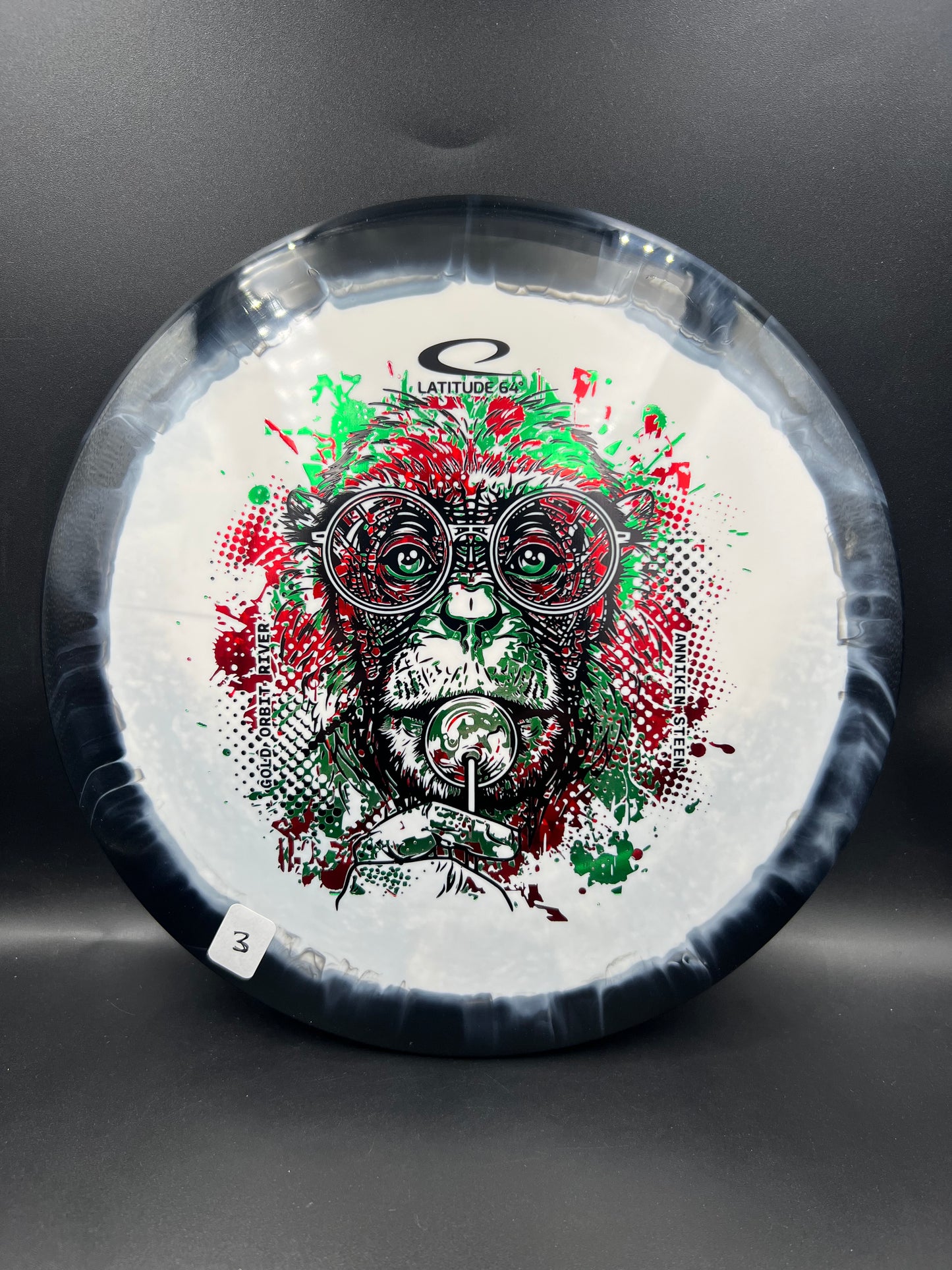 Latitude 64 Gold Orbit River - Anniken Steen Team Series Black White Green Red Stamp (3) - 175g