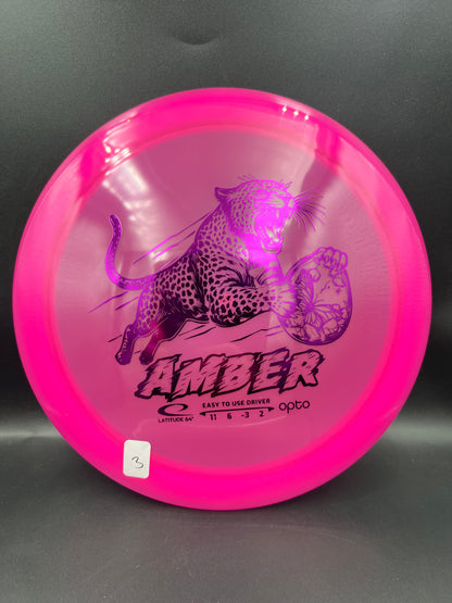 Latitude 64 Opto Amber Pink Pink Purple Stamp (3) - 153g