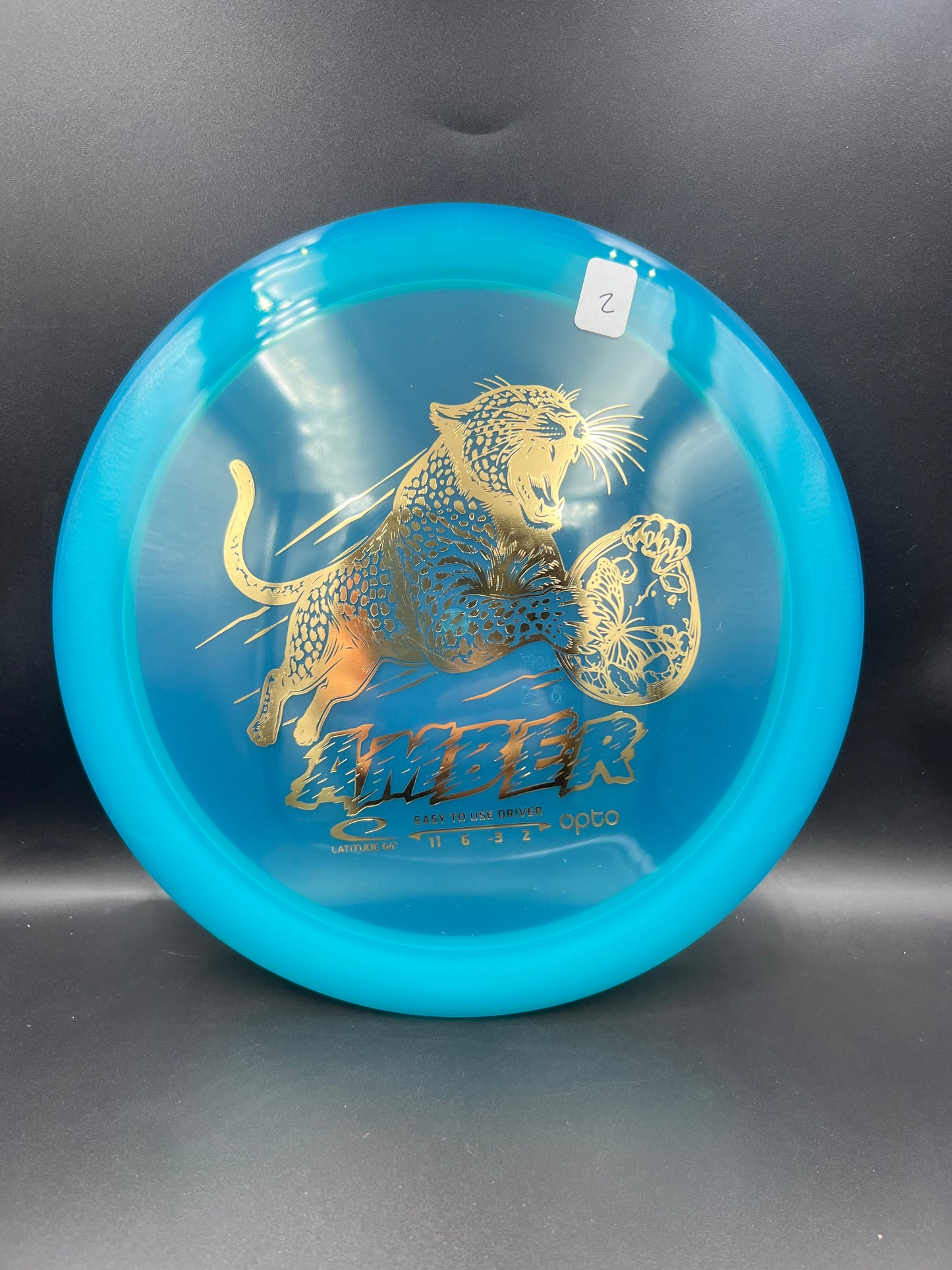 Latitude 64 Opto Amber Blue Gold Stamp (2) - 157g