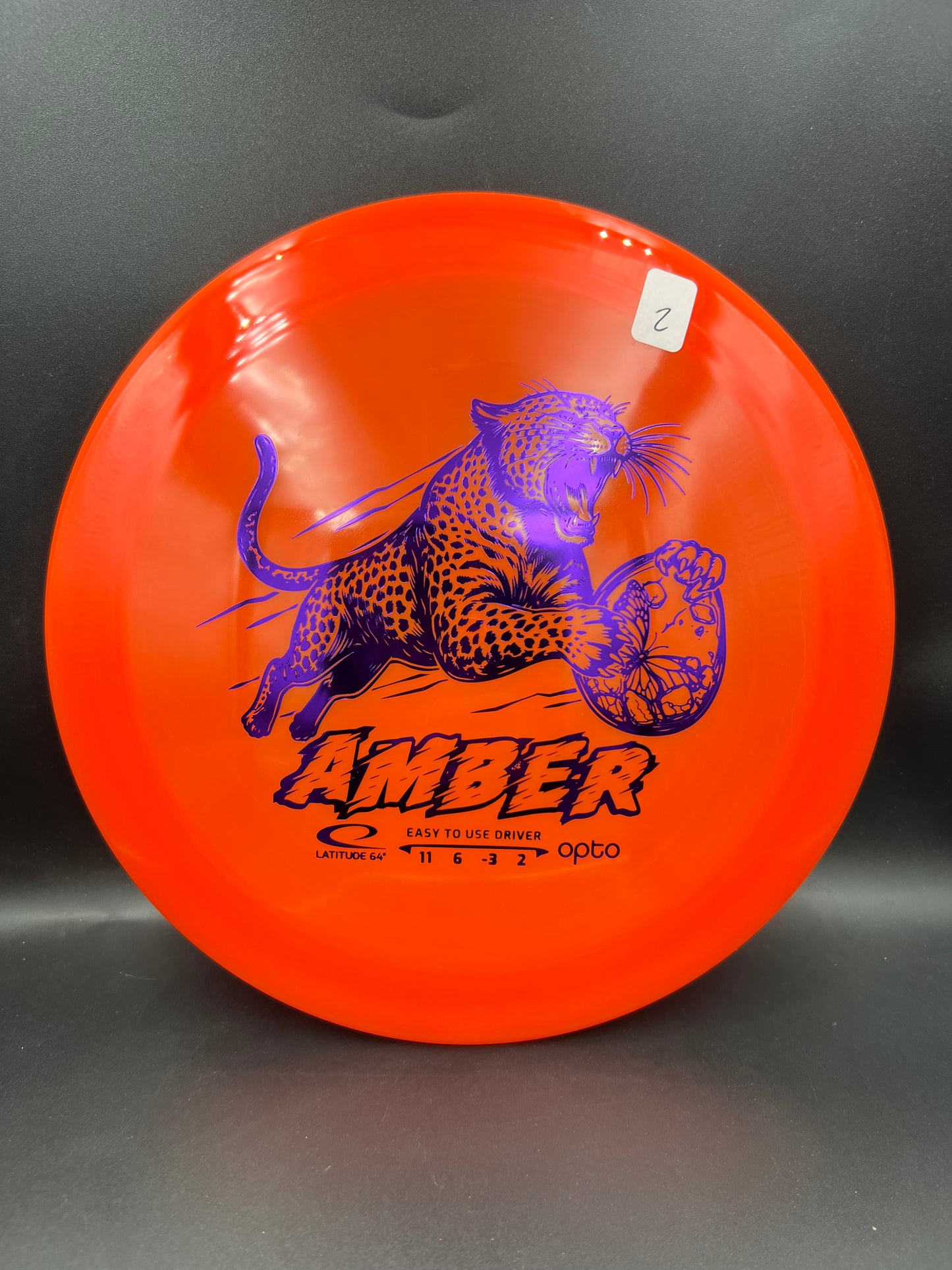 Latitude 64 Opto Amber Orange Purple Stamp (2) - 157g